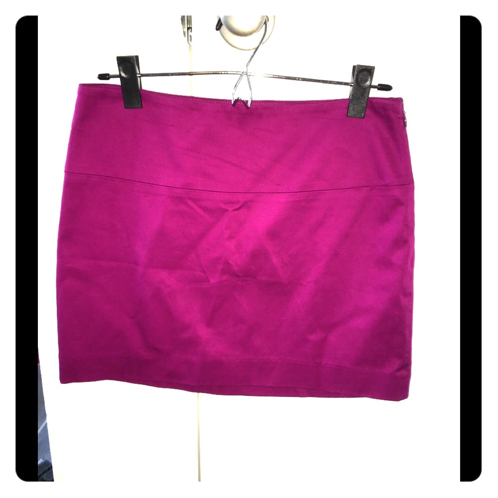 Express Design Studio mini skirt, fuchsia, size 2